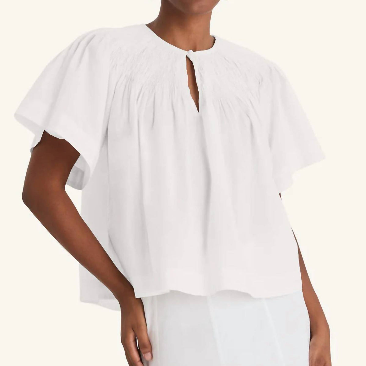 Merlette - Mavis Flutter Sleeve Top