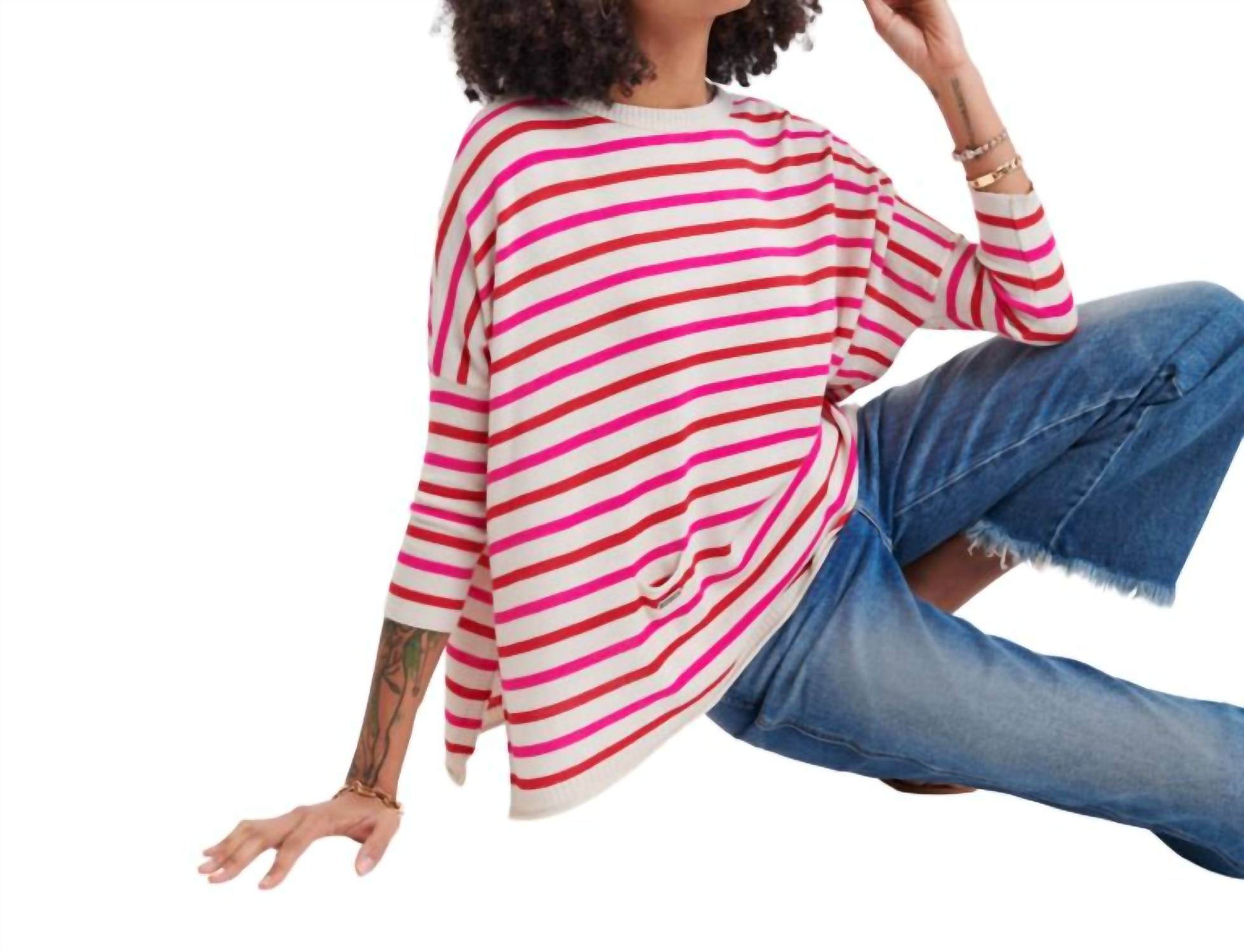 Mersea - Catalina Crewneck Sweater - clothing - crew - pink
