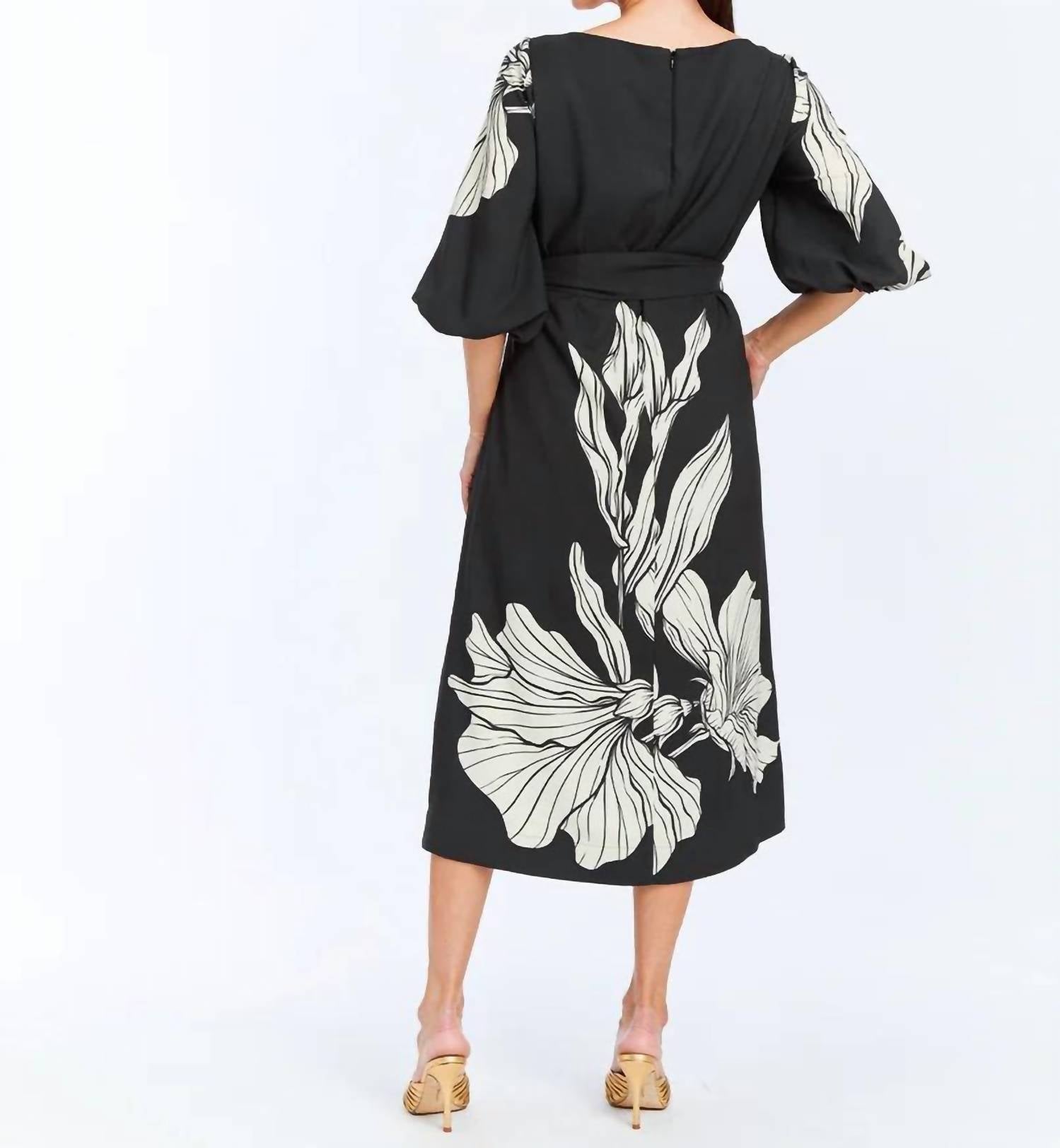 Mestiza New York - Bari Midi Dress - black - clothing - dresses