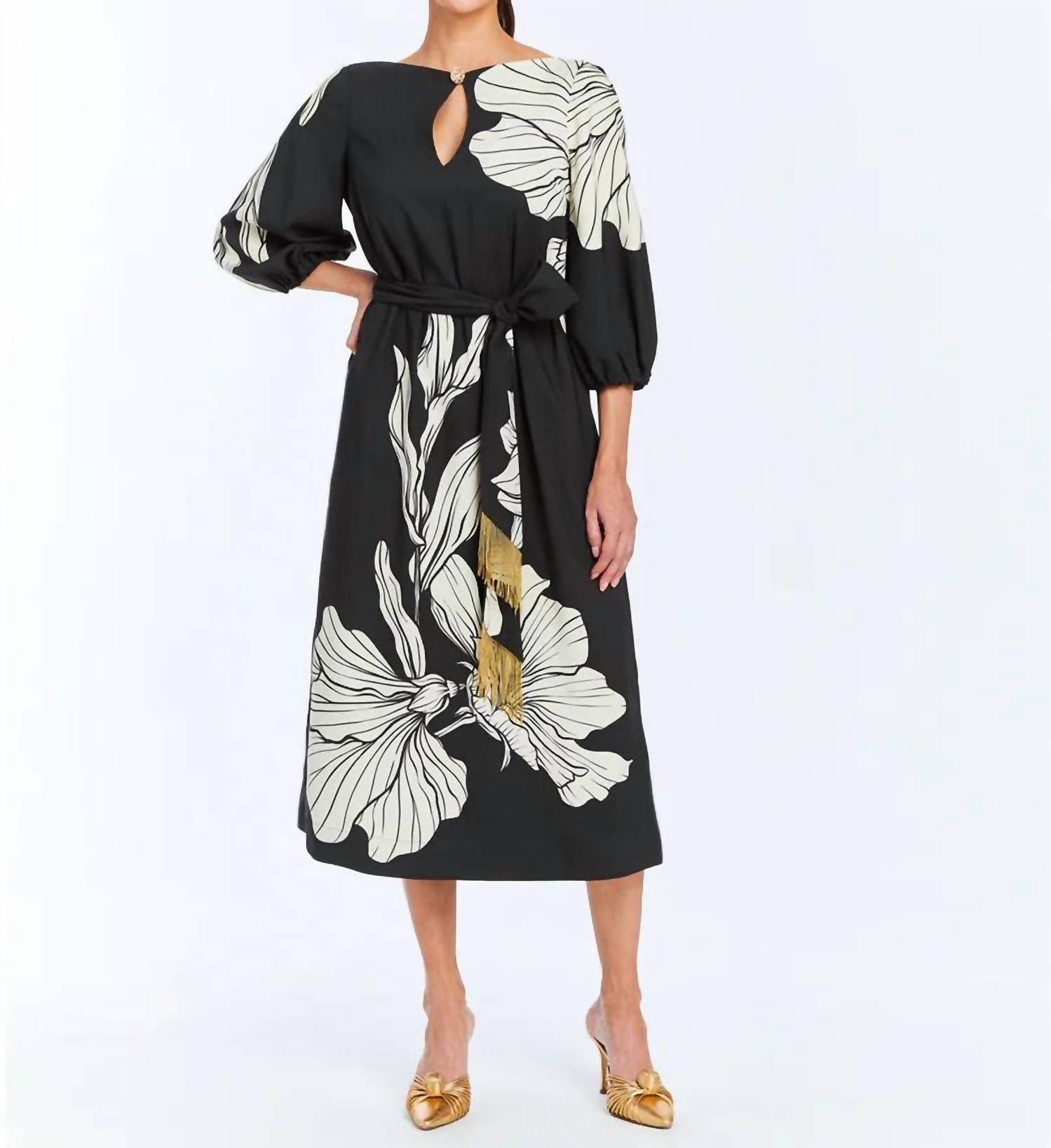 Mestiza New York - Bari Midi Dress - black - clothing - dresses