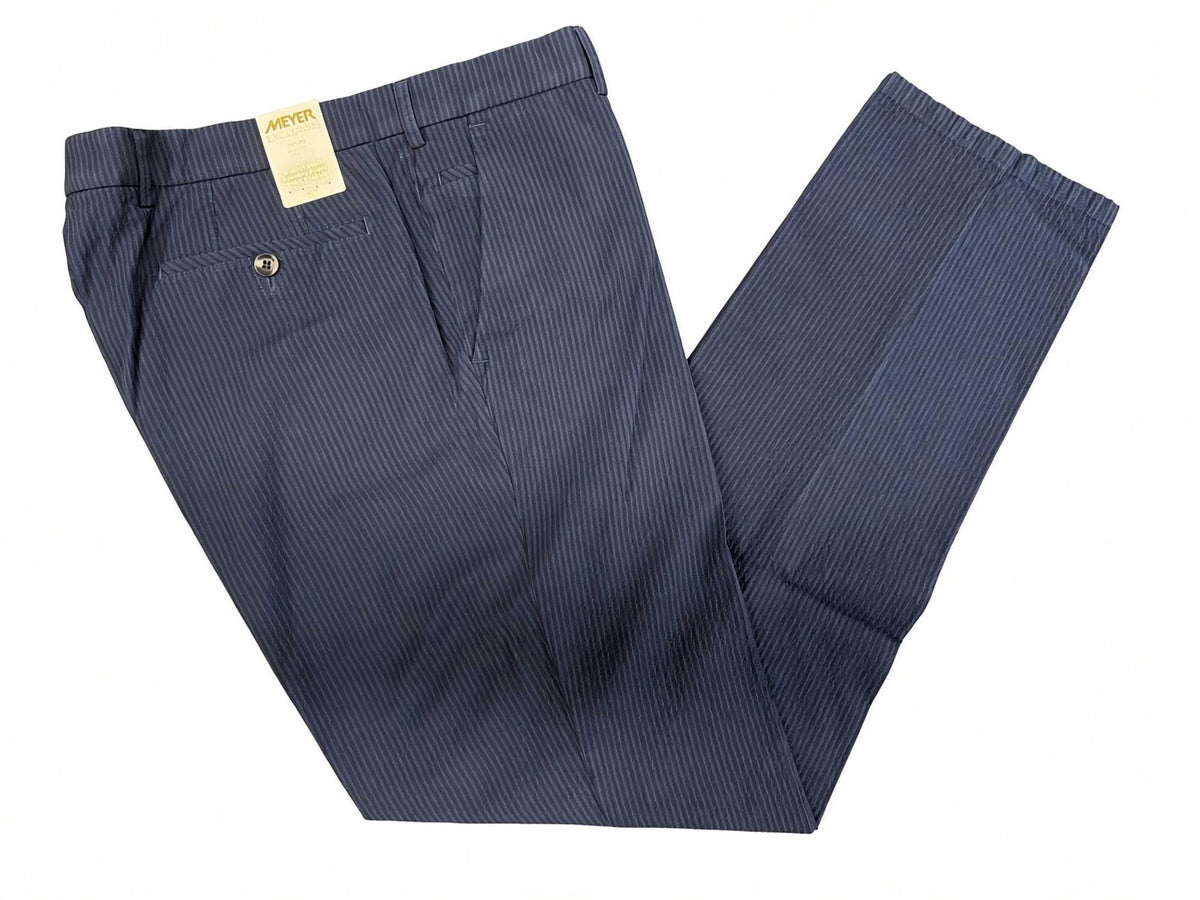 Meyer - Men's Roma Seersucker Trousers