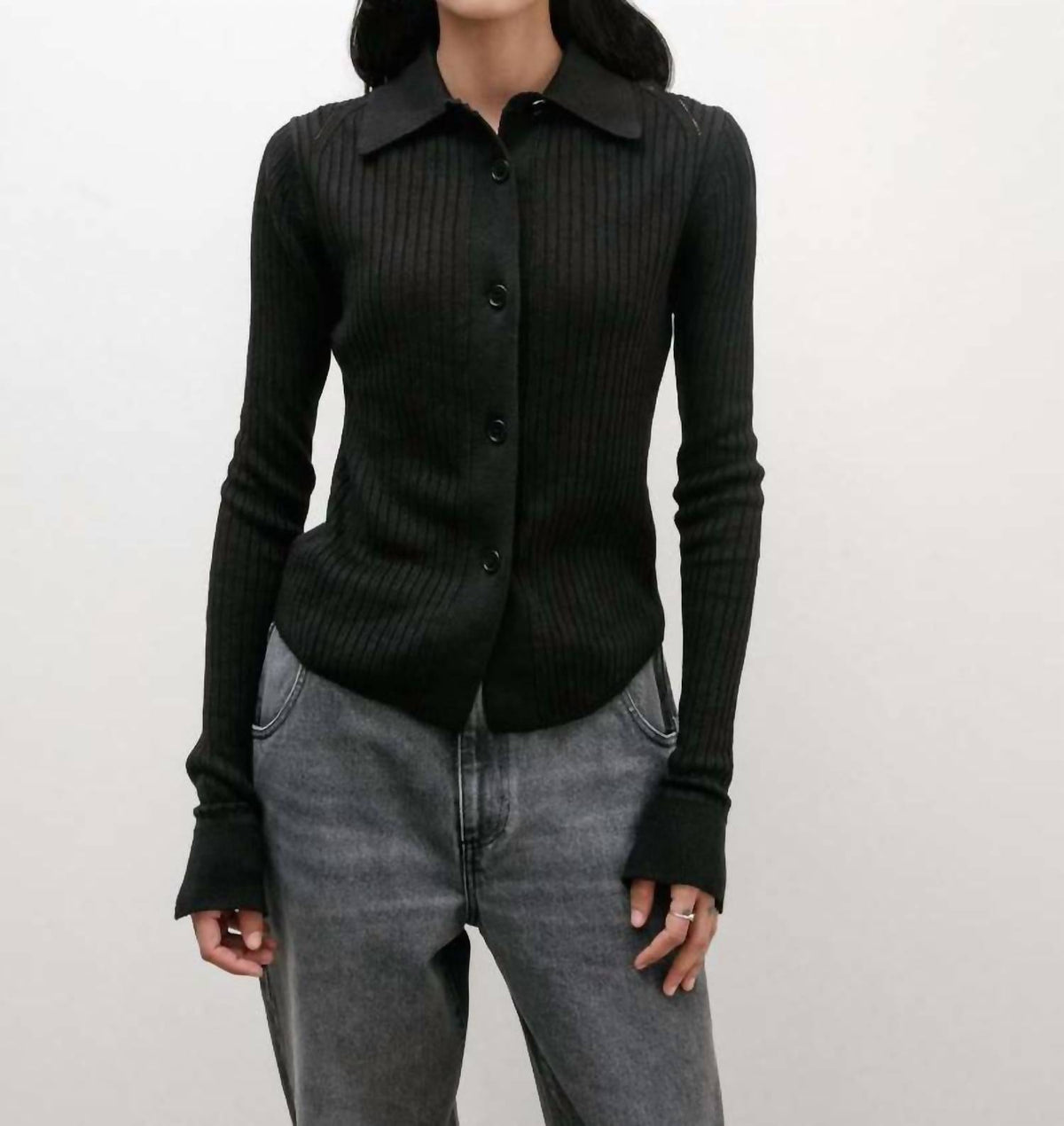 Mfpen - Knitted Rib Shirt