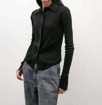 Mfpen - Knitted Rib Shirt