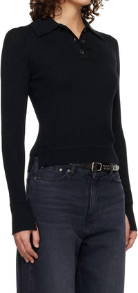 Mfpen - Rib Partial Placket Polo