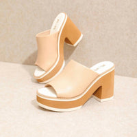 Mi.Im - Women's Strut In Style Chunky Platform Sandal