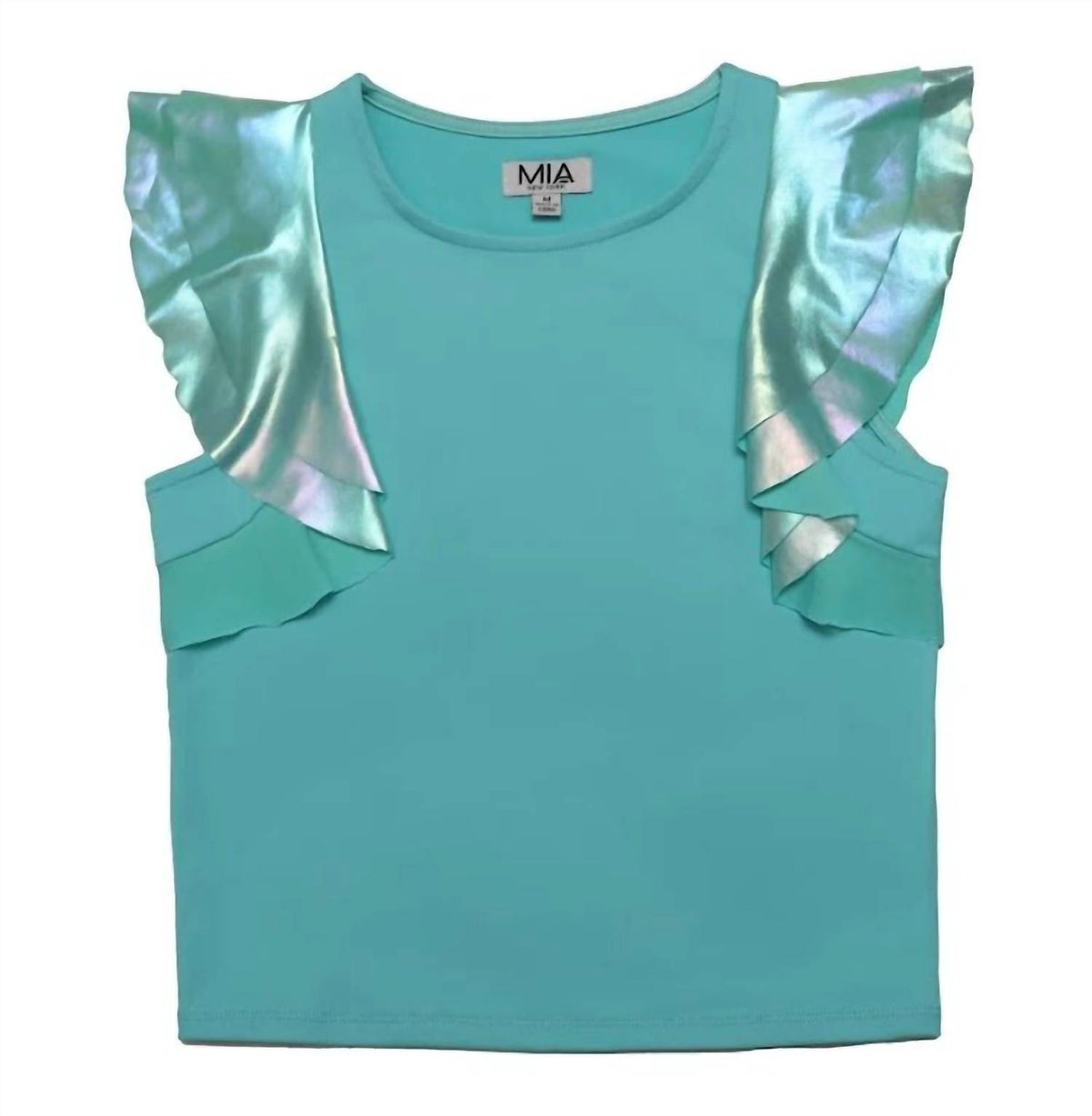 Mia - Girl's Flutter Sleeve Top