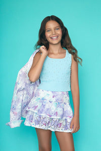 Mia - Kids' Pearl Crop Top