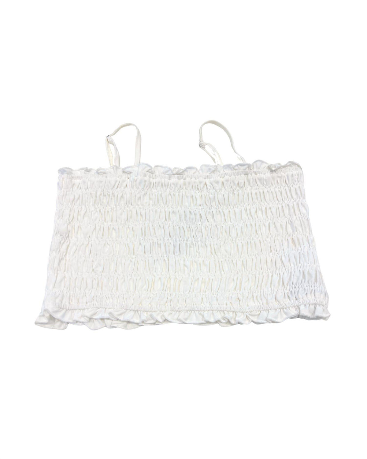Mia - Smocked Cropped Cami Tank