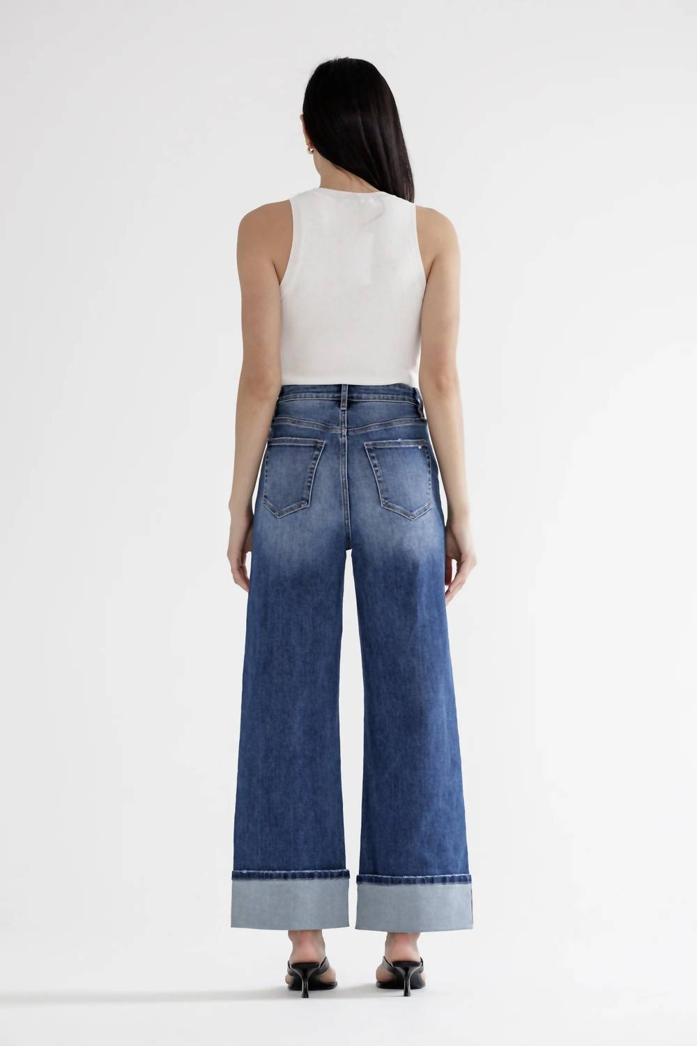 Mica Denim - Hailey Cuffed Jeans