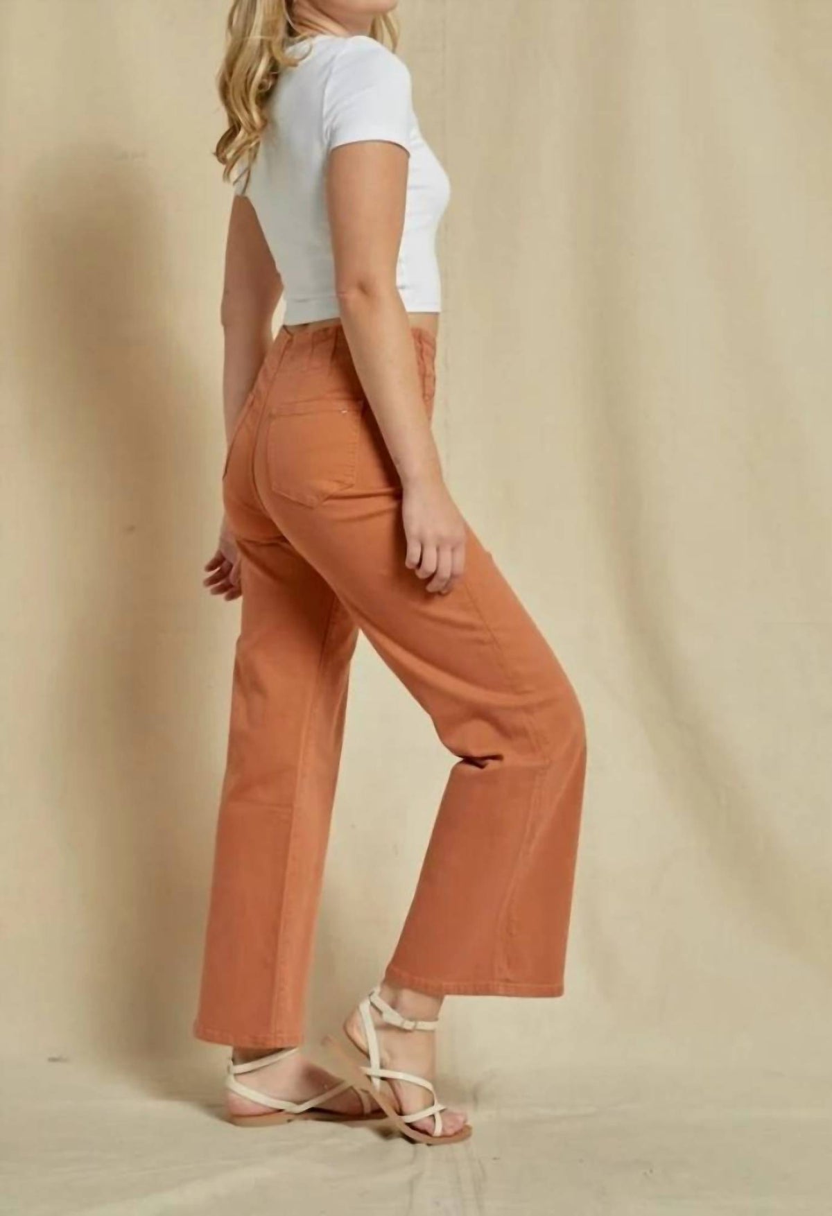 Mica Denim - Soft Stretch Wide Leg Pants