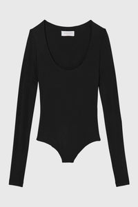Michael Kors - Tissue Jersey U Bodysuit Black