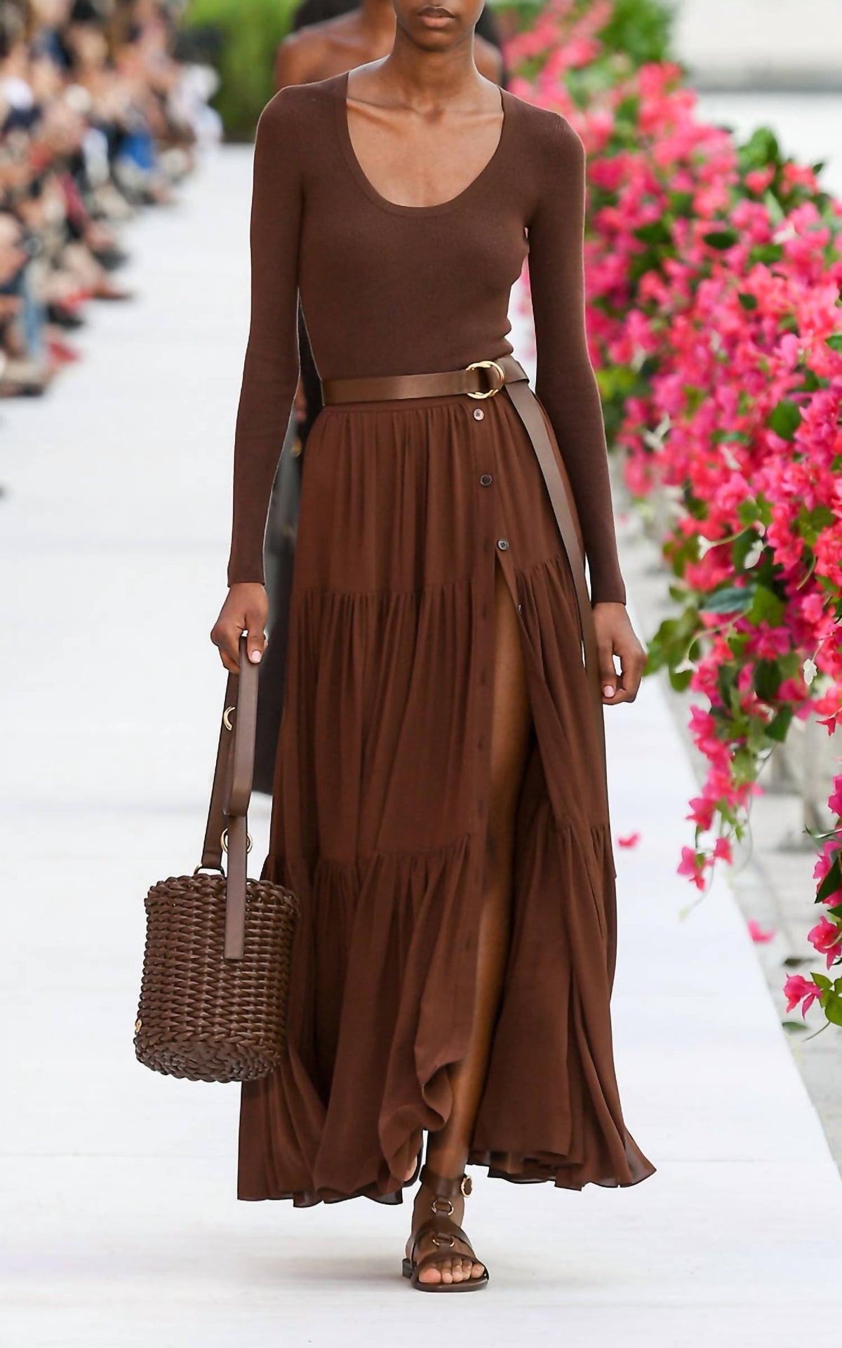 Michael Kors - Tissue Jersey U Bodysuit