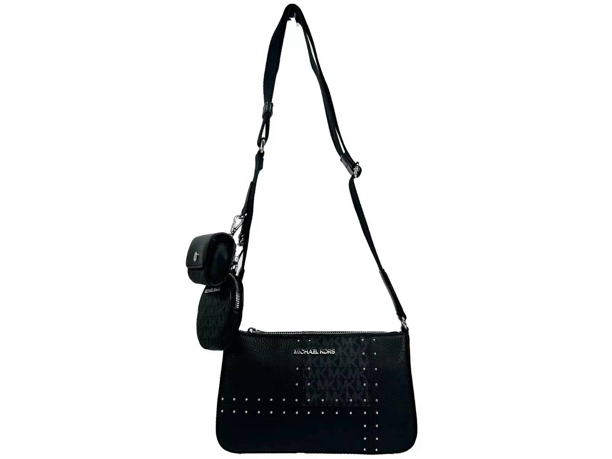 Michael Kors - Women's Crossbody Tech Attachment Bag Purse - bags - black - crossbody - bags