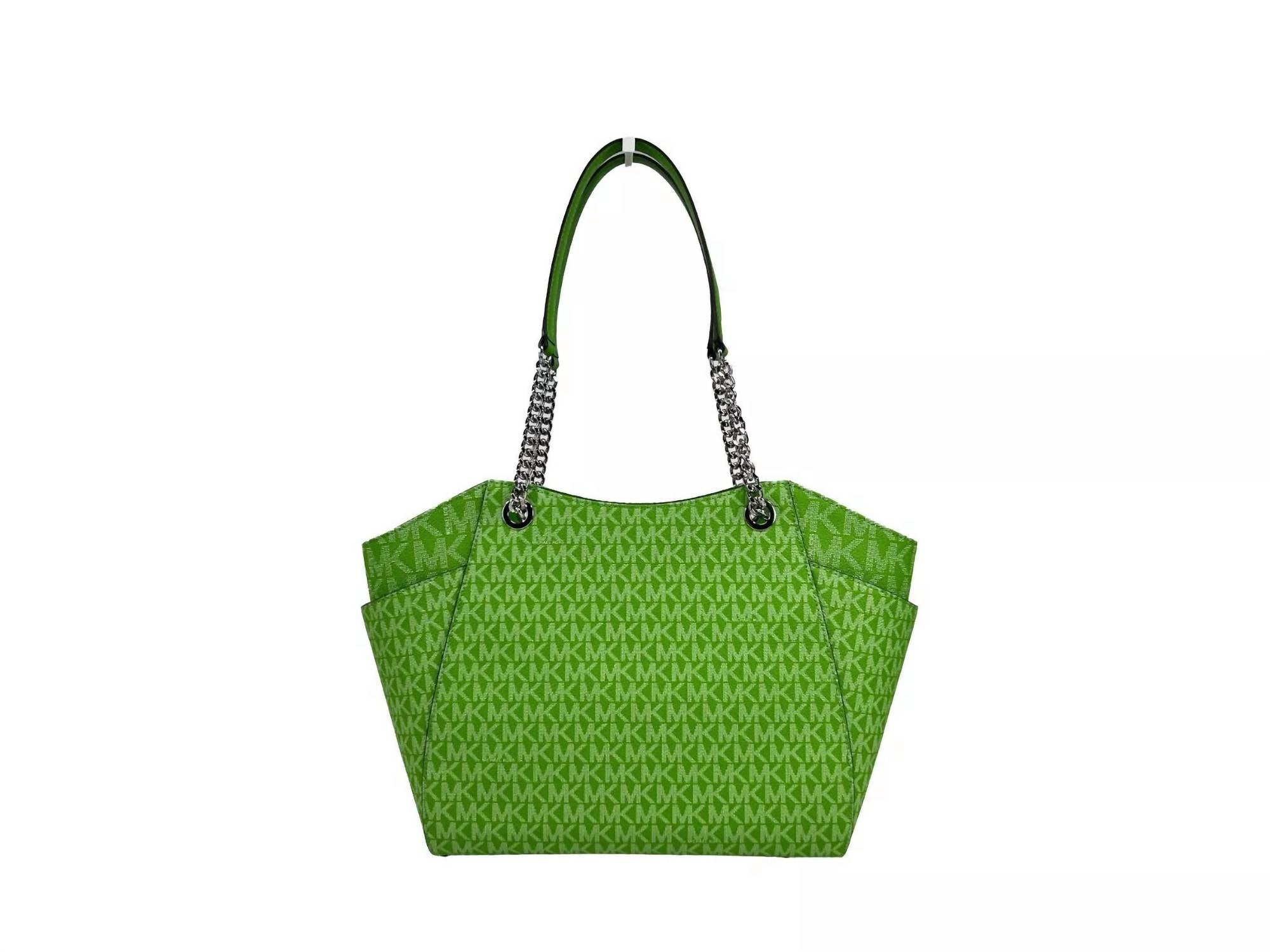 Michael Kors - Women's Jet Set Chain Shoulder Tote Bag - bags - green - handbags