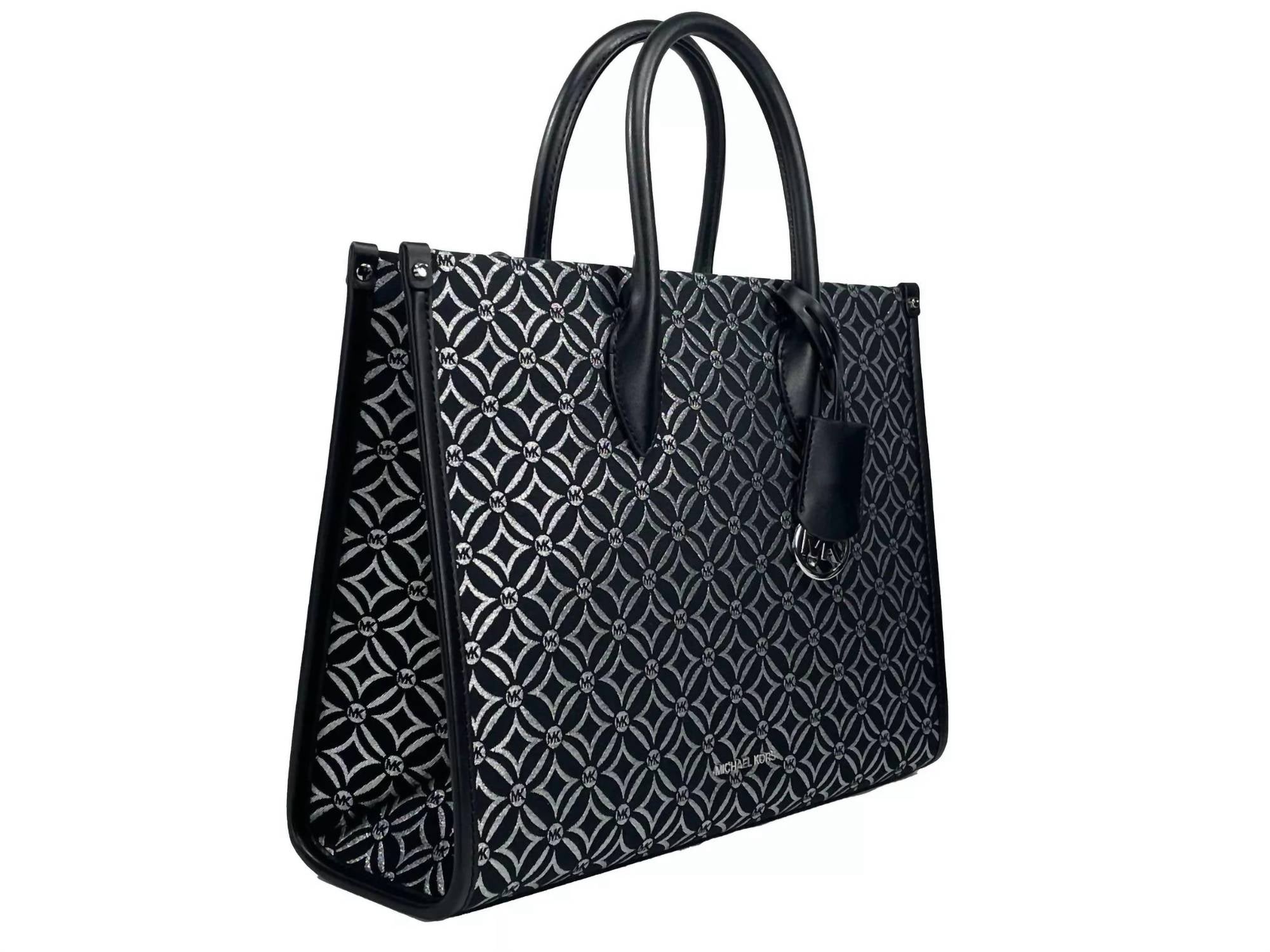 Michael Kors - Women's Mirella Medium Top Zip Crossbody Tote Bag - bags - black - crossbody - bags