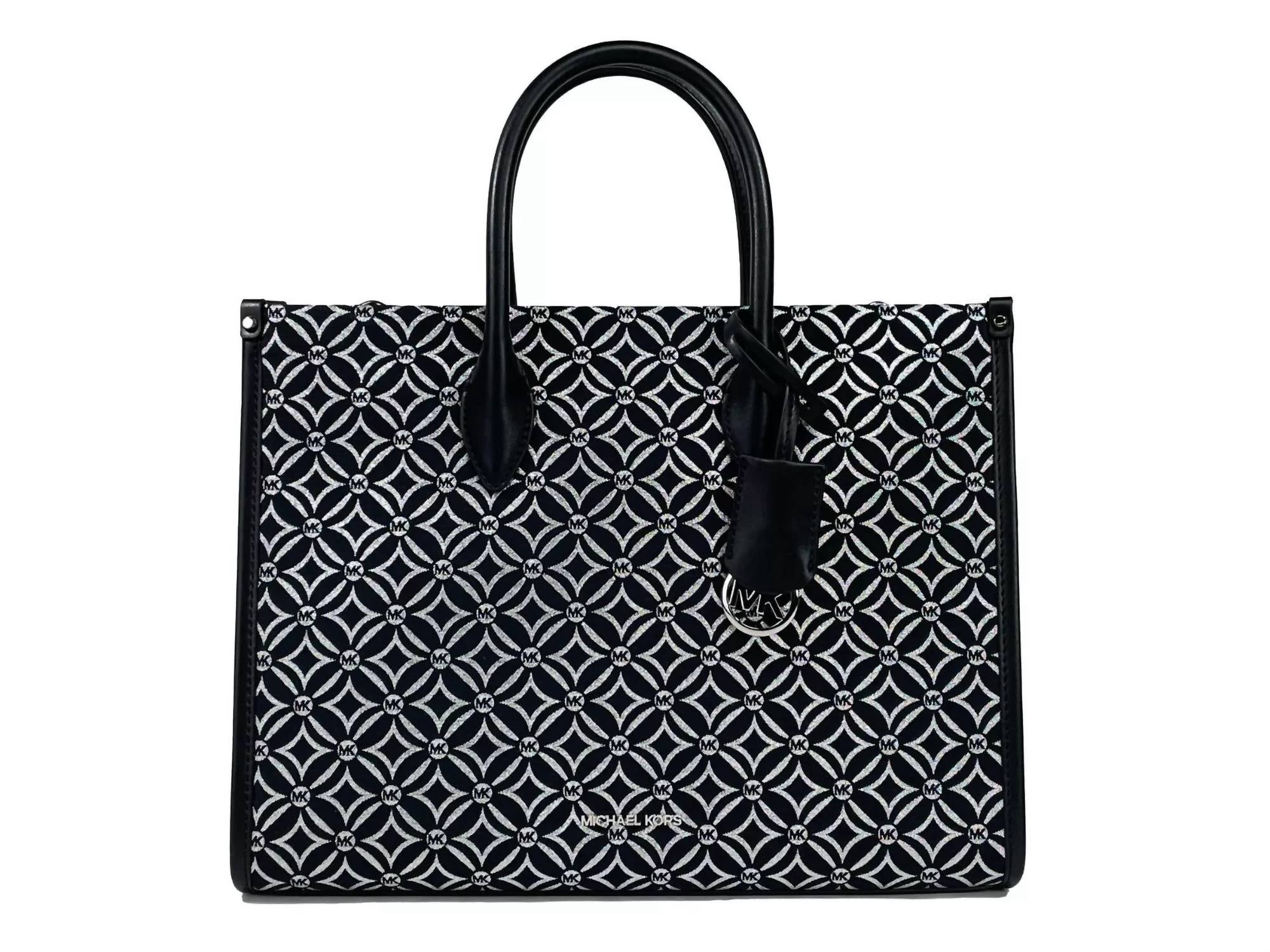 Michael Kors - Women's Mirella Medium Top Zip Crossbody Tote Bag - bags - black - crossbody - bags