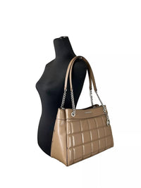 Michael Kors - Women's Susan Medium Chain Shoulder Tote Bag - bags - brown - handbags