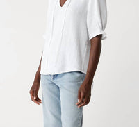 Michael Stars - Genevieve Puff Sleeve Top - blouses - clothing - cotton