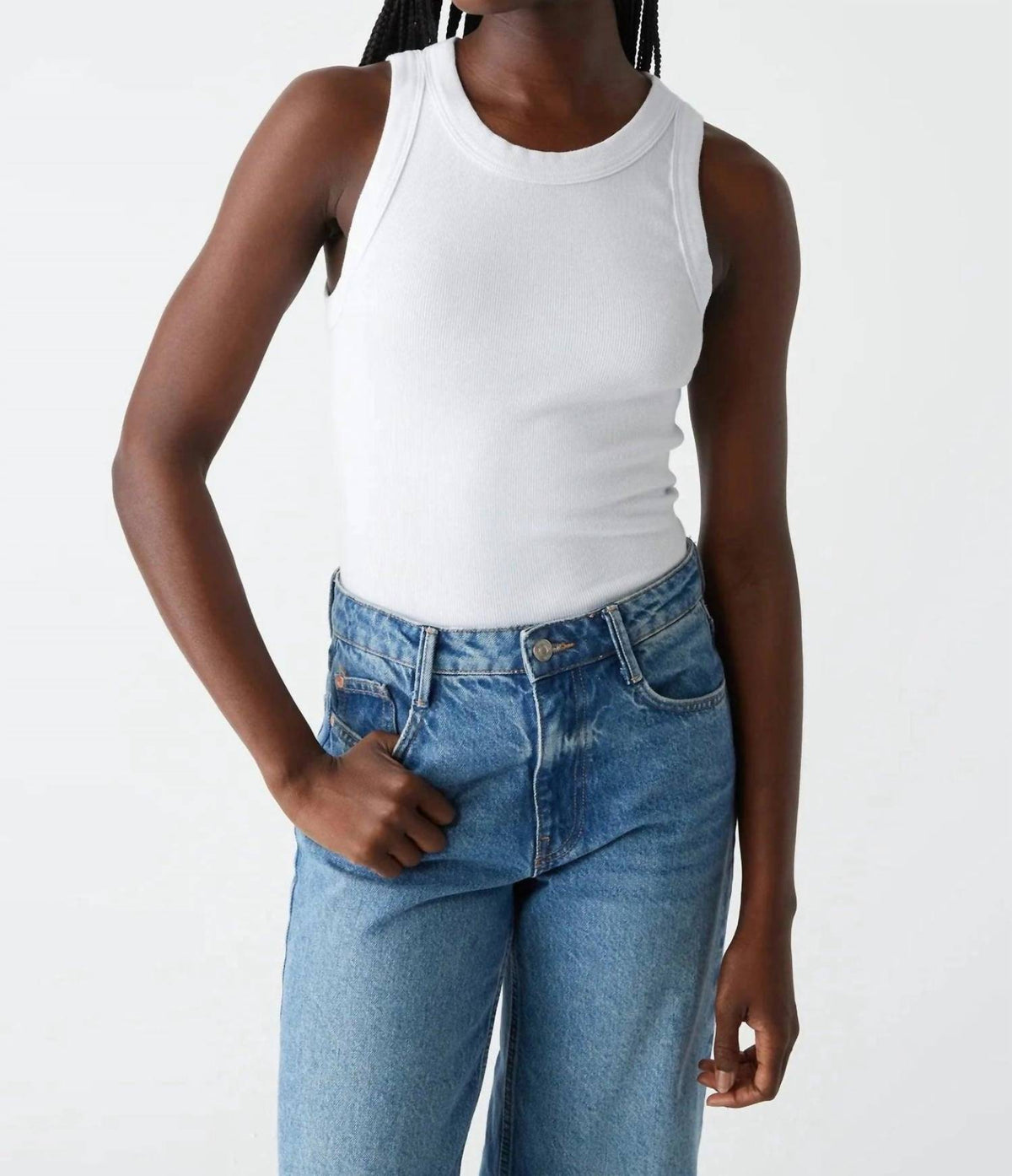 Michael Stars - Gina Ribbed Crop Tank