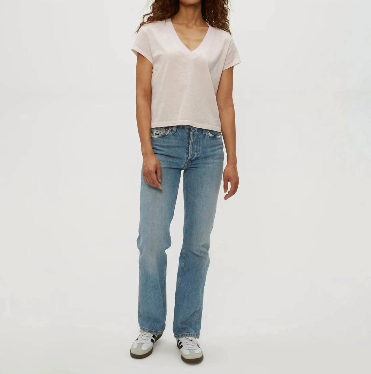 Michael Stars - Harlan Cropped V-neck Tee