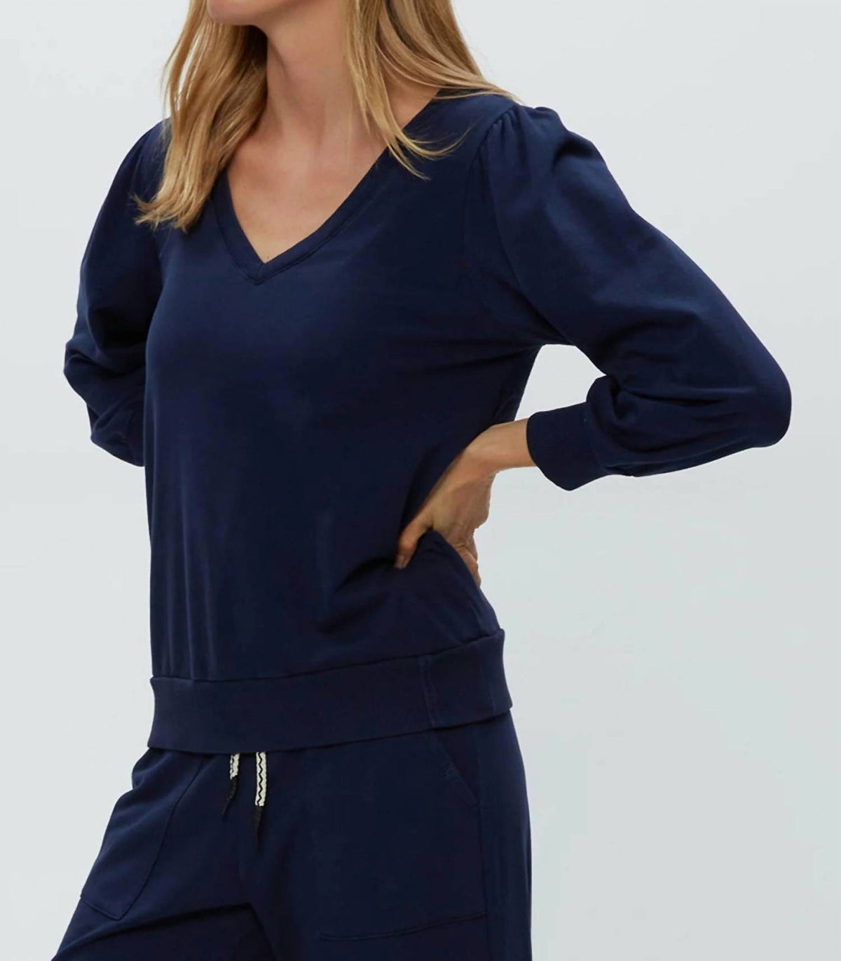 Michael Stars - Kit V-neck Sweatshirt