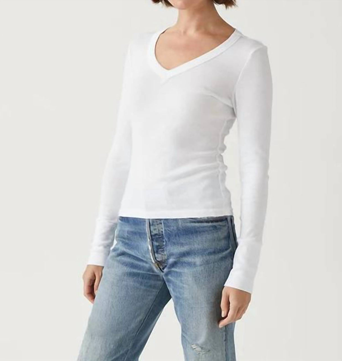 Michael Stars - Logan Long Sleeve V-neck Tee