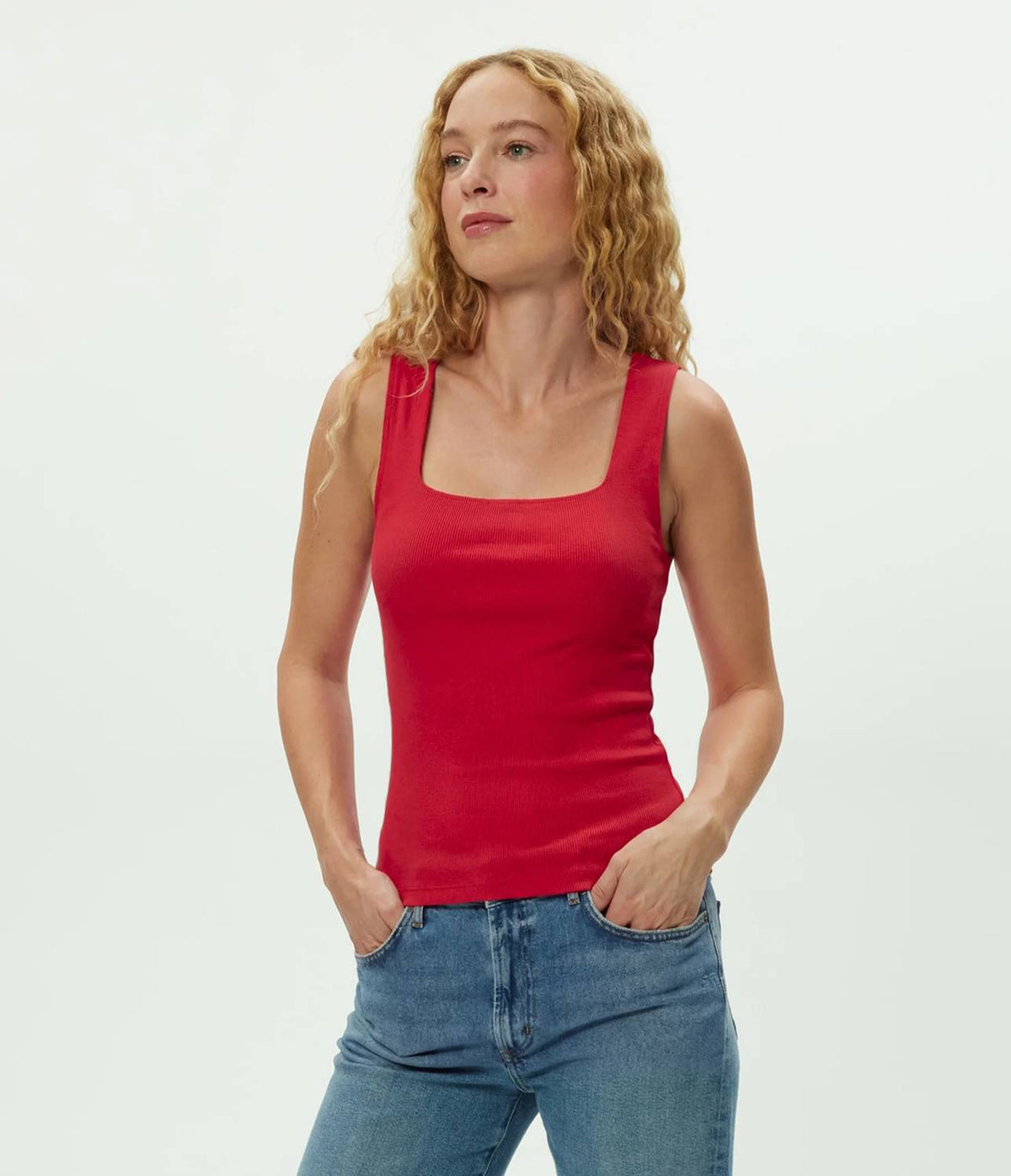 Michael Stars - Maribel Square Neck Tank