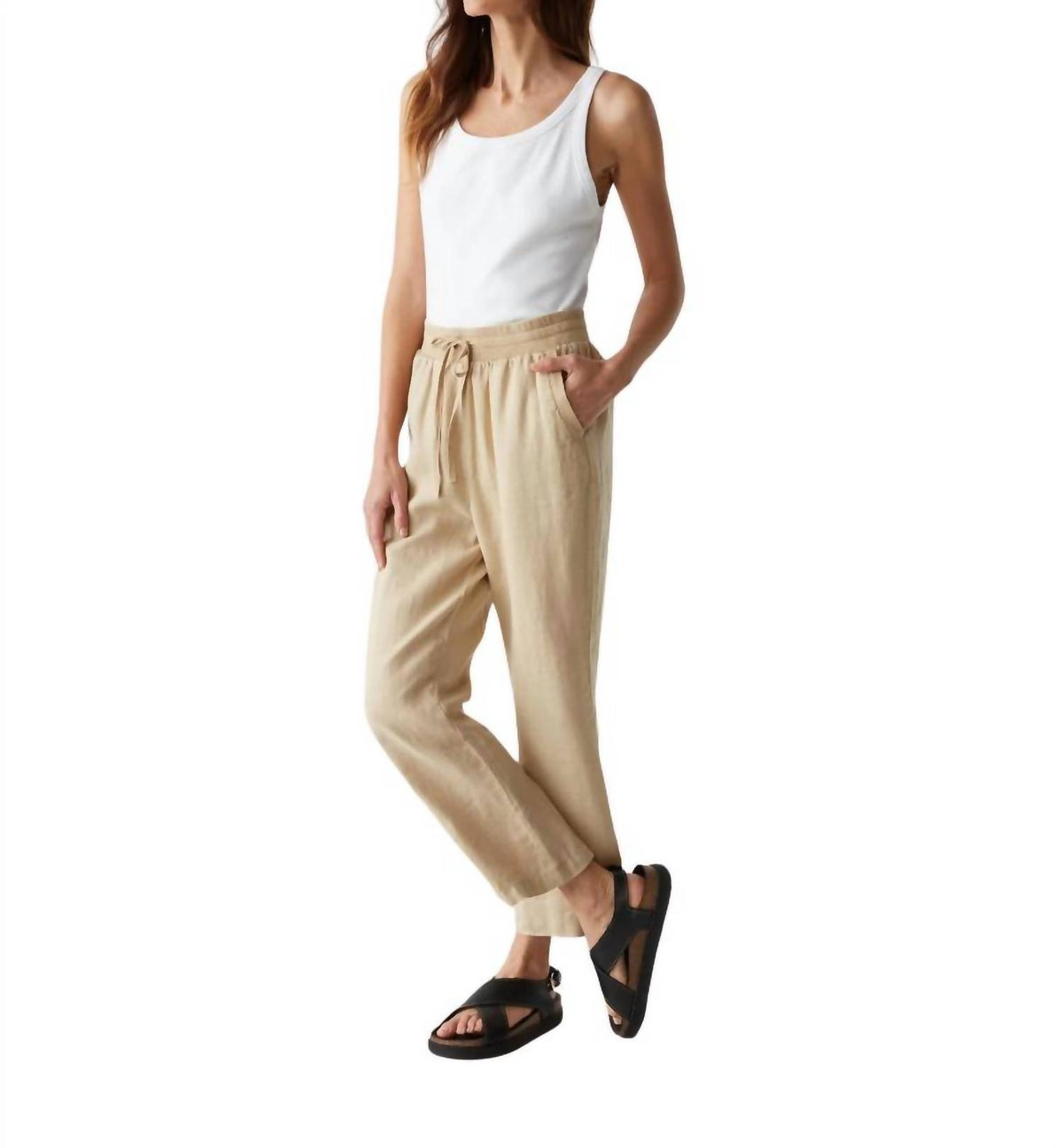Michael Stars - Nolan Pull On Linen Pants