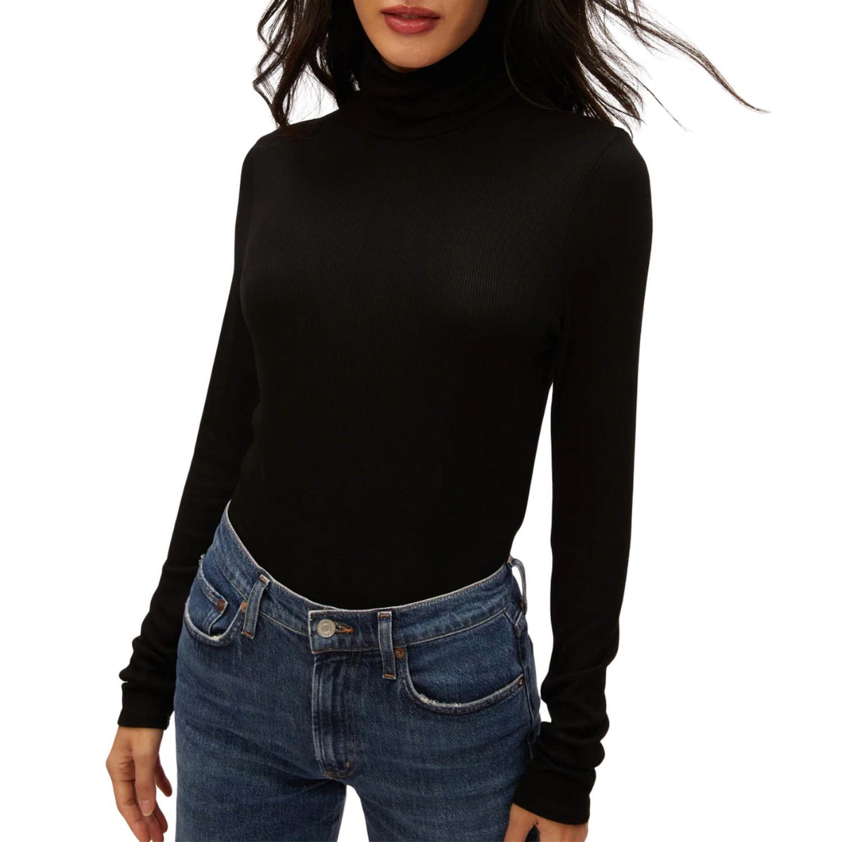 Michael Stars - Tara Crop Turtleneck Top