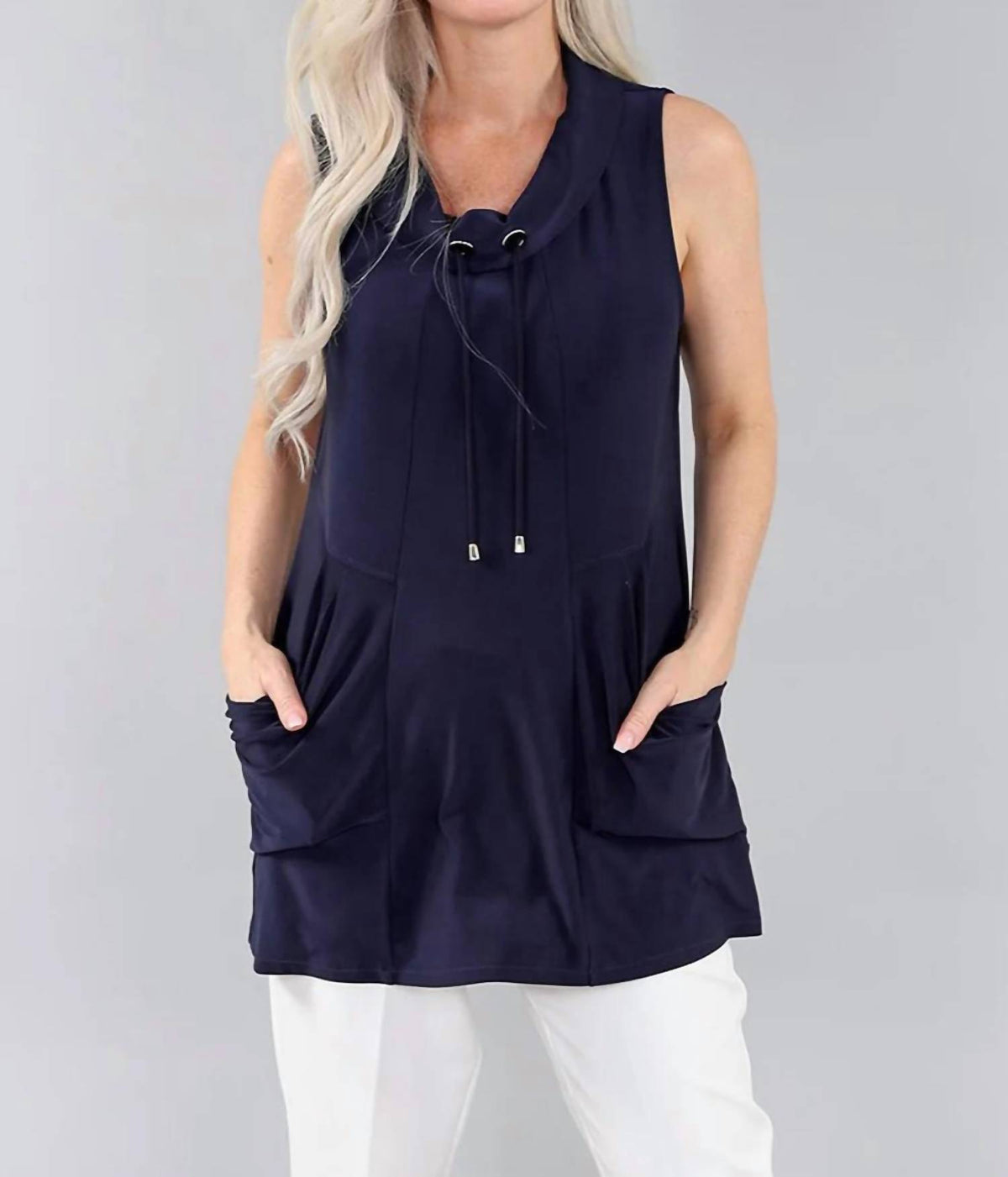 Michael Tyler - Sleeveless Tunic Top
