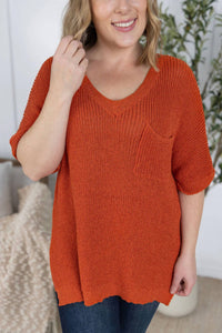 Michelle Mae - Annie Open Knit Top
