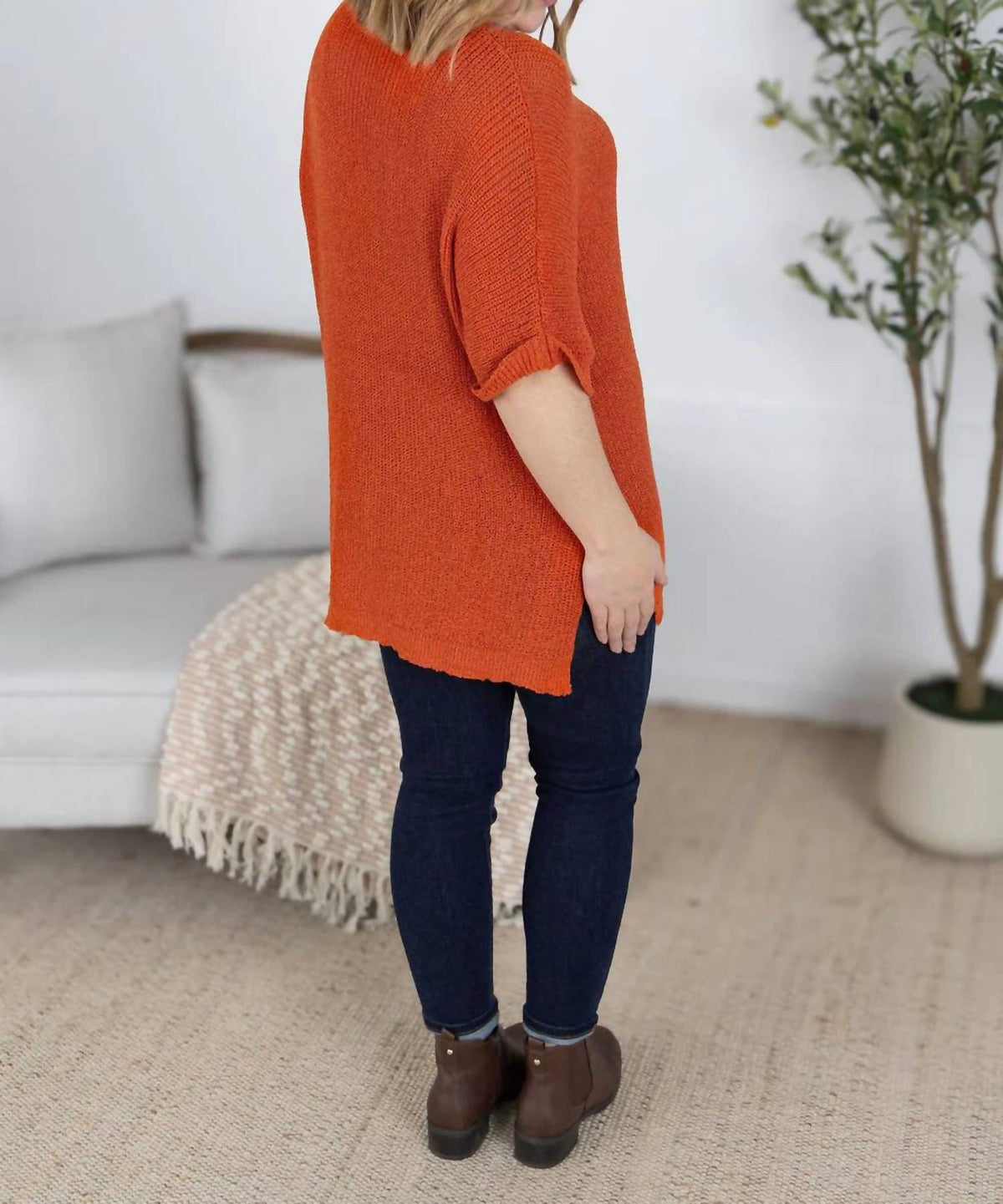 Michelle Mae - Annie Open Knit Top