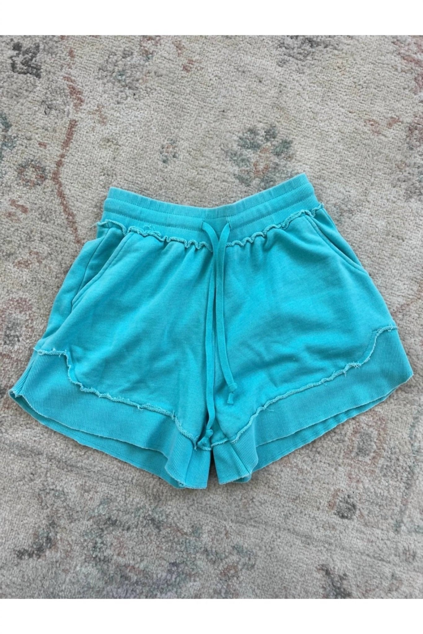 Michelle Mae - French Terry Stevie Shorts - bermudas - blue - clothing