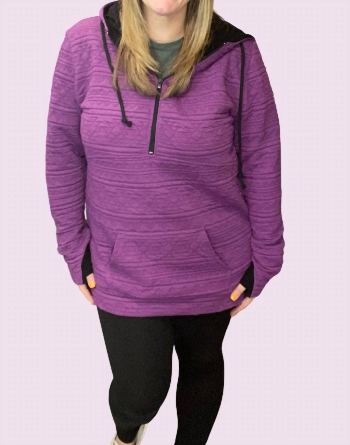 Michelle Mae - Half Zip Hoodie