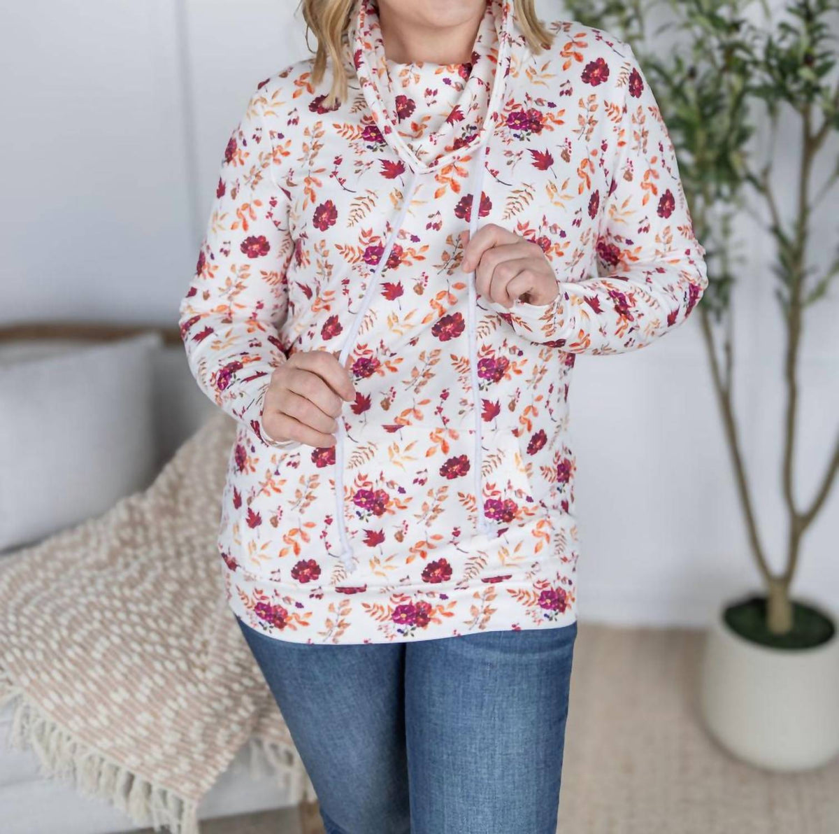 Michelle Mae - Soft Funnel Neck Top