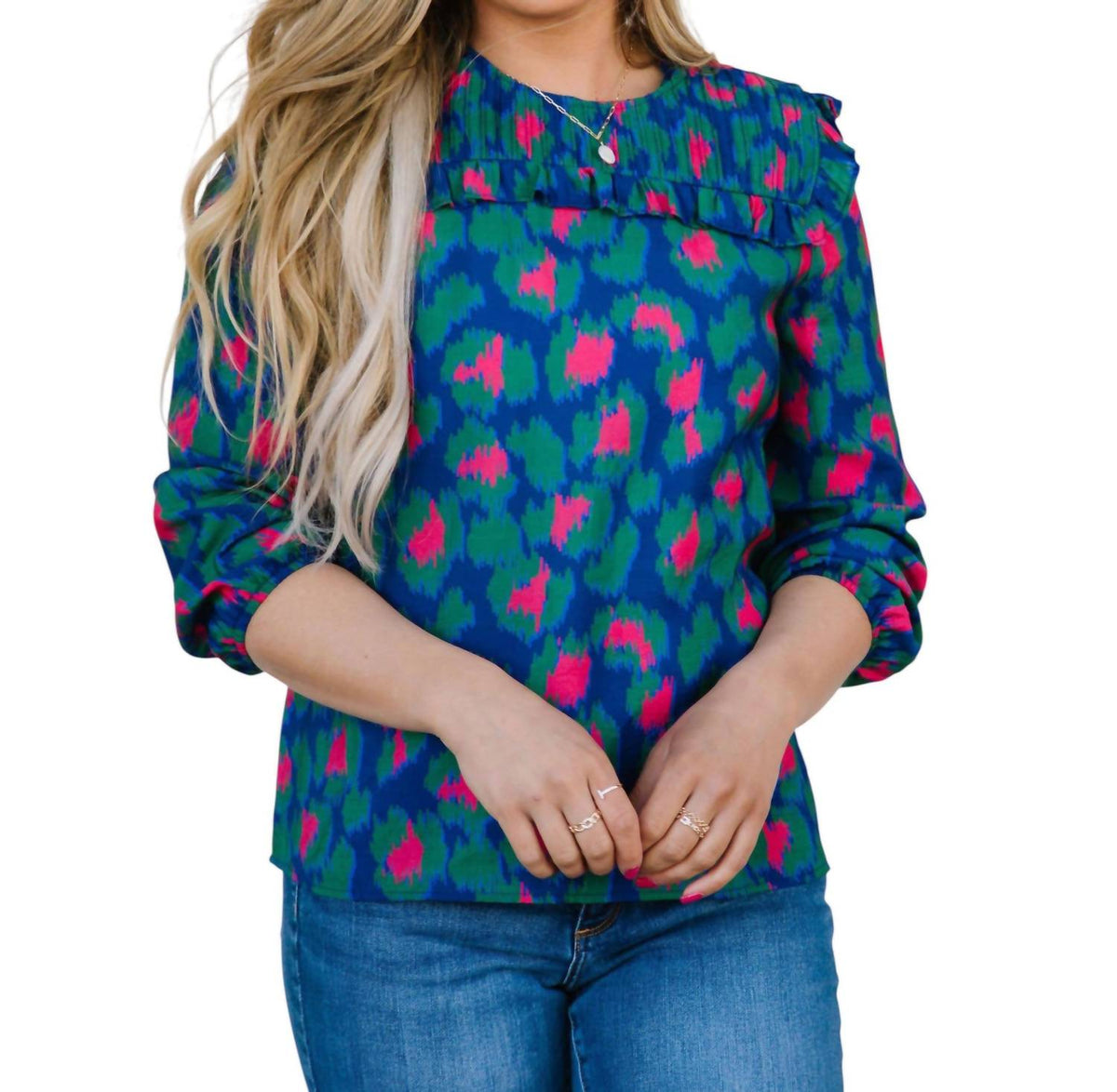 Michelle Mcdowell - Carter Printed Top