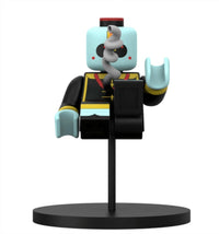 Mighty Jaxx - Jason Freeny Brick Baby - Jiang Shi Edition - accents - artwork - blue