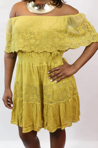 Miilla - Off The Shoulder Mini Dress