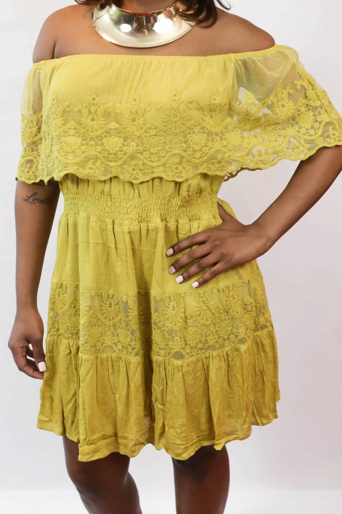 Miilla - Off The Shoulder Mini Dress