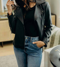 Mikarose - Faux Leather Jacket