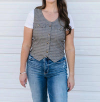 Mikarose - Phoenix Button-up Front Vest