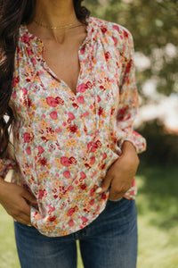 Mikarose - Tie Neck Blouse