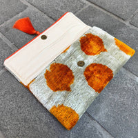 Mila Miro By Emelie - Women's Dots Silk Clutch - bags - clutches - handbags