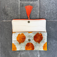Mila Miro By Emelie - Women's Dots Silk Clutch - bags - clutches - handbags