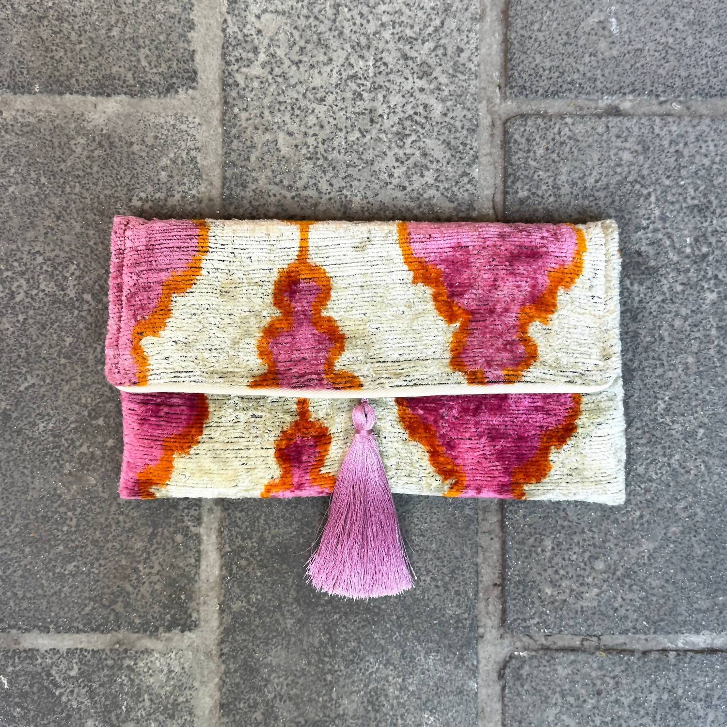 Mila Miro By Emelie - Women's Sorrento Silk Clutch - bags - clutches - handbags