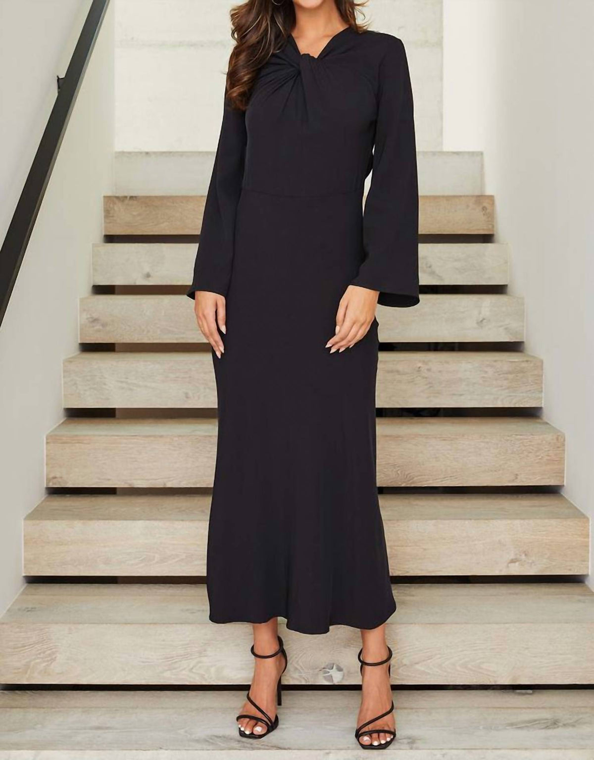 Milio Milano - Twist Front Open Back Dress