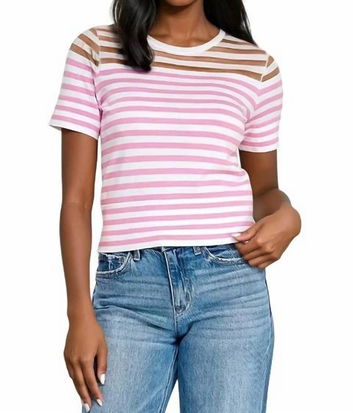 Milk & Honey - Loving My Stripes Tee