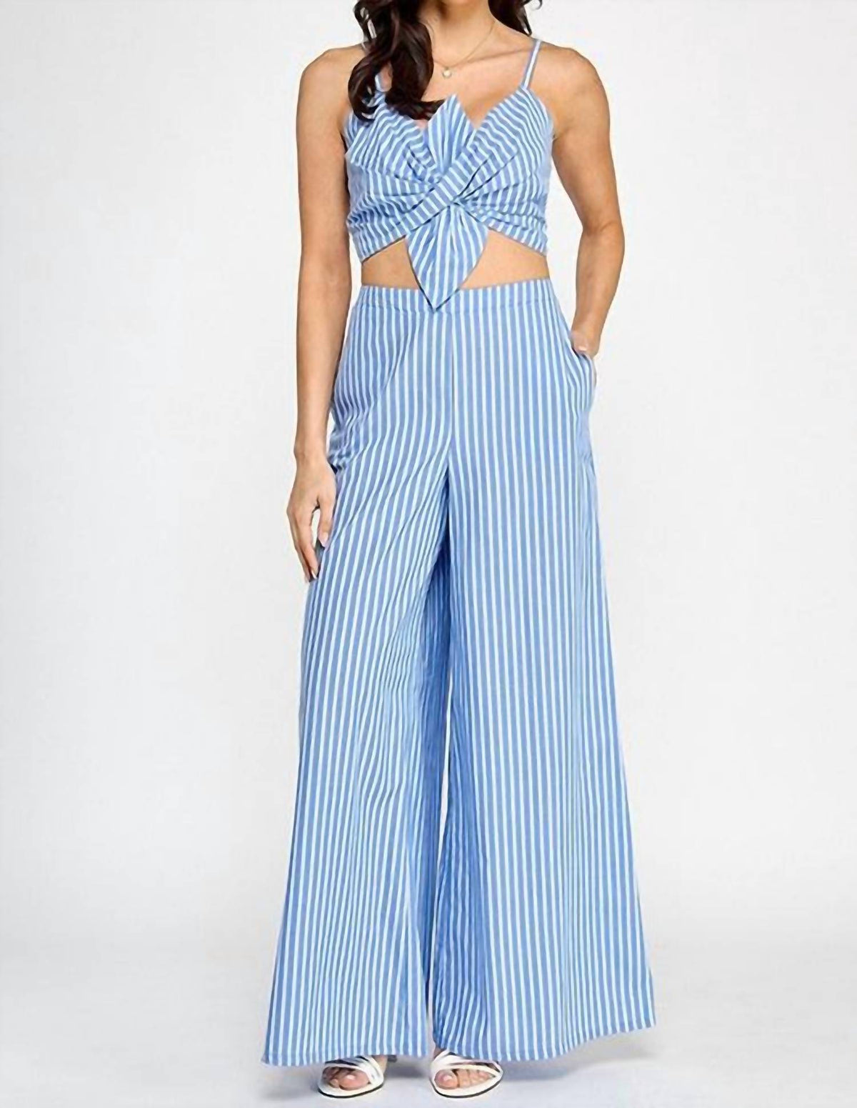 Milk & Honey - Striped Down Set