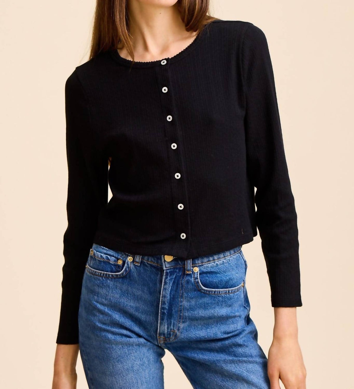 Mille - Bibi Pointelle Cardigan