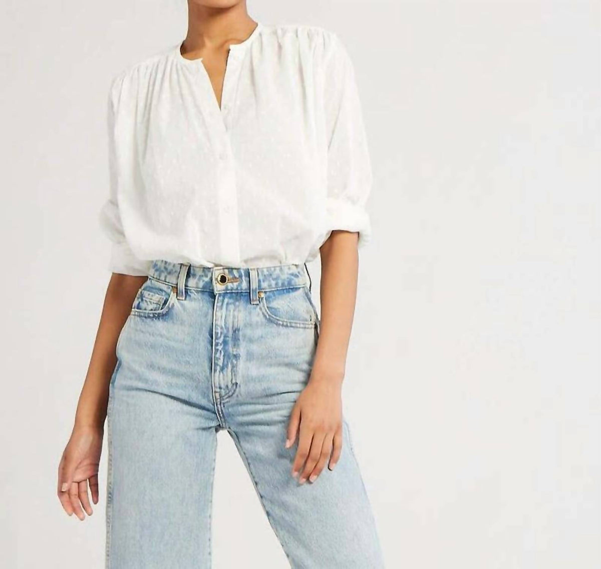 Mille - Florian Swiss Dot Top